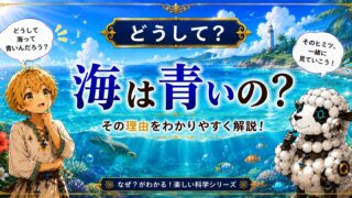 どうして海は青いの？──空の青とは逆のしくみ、「水が赤を吸う」話
